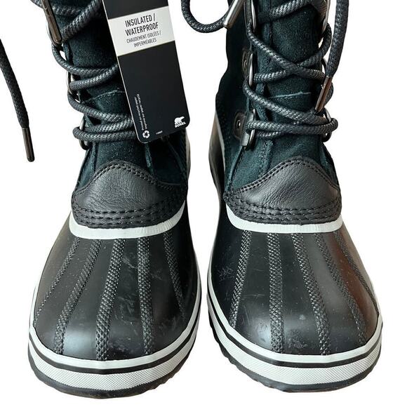 Sorel Joan of Arctic Faux Fur Waterproof Snow Boots Size 9 Black Outdoor NEW - Picture 7 of 12